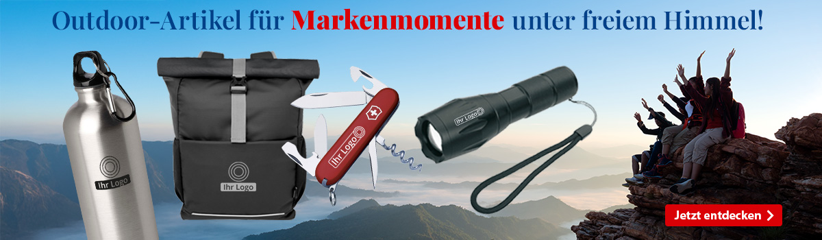  Outdoor-Artikel für Markenmomente unter freiem Himmel bei BETTMER – Erfolgreiche Werbeartikel