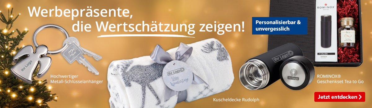  Wertschätzende Werbepräsente bedrucken