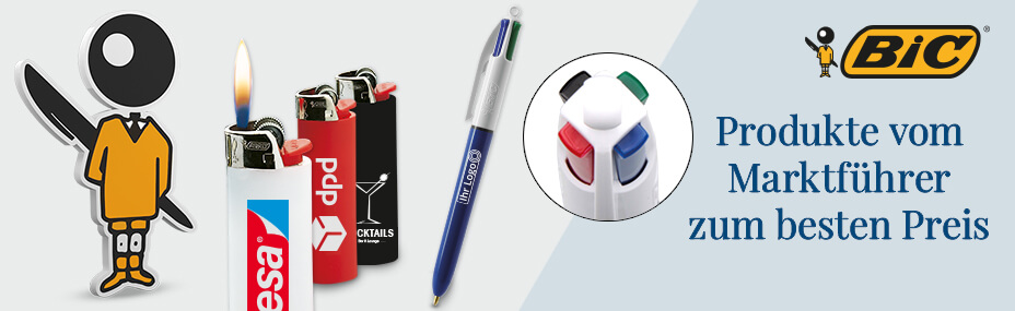 Werbeartikel von BiC bei online bestellen bei BETTMER – Erfolgreiche Werbeartikel