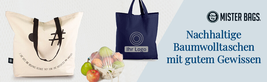 Werbeartikel von Mister Bags online bestellen bei BETTMER – Erfolgreiche Werbeartikel