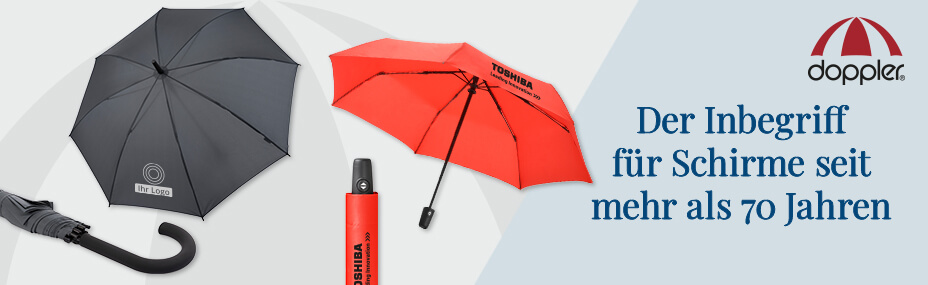 | | bedrucken Werbeartikel Regenschirme Erfolgreiche BETTMER mit Logo Doppler