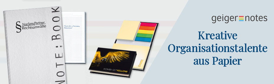 Werbeartikel von geiger notes online bestellen bei BETTMER – Erfolgreiche Werbeartikel