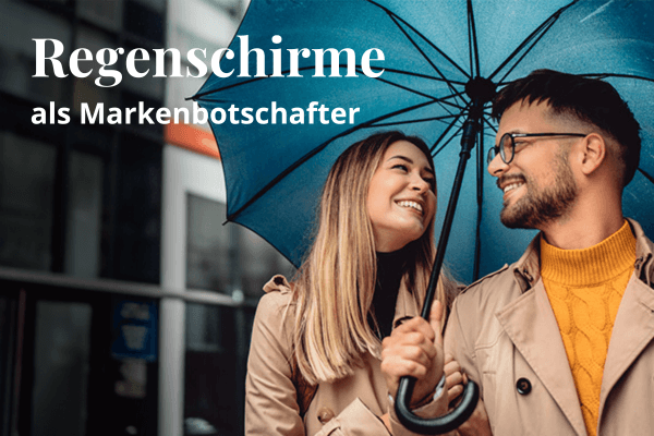 Regenschirme als Werbeartikel