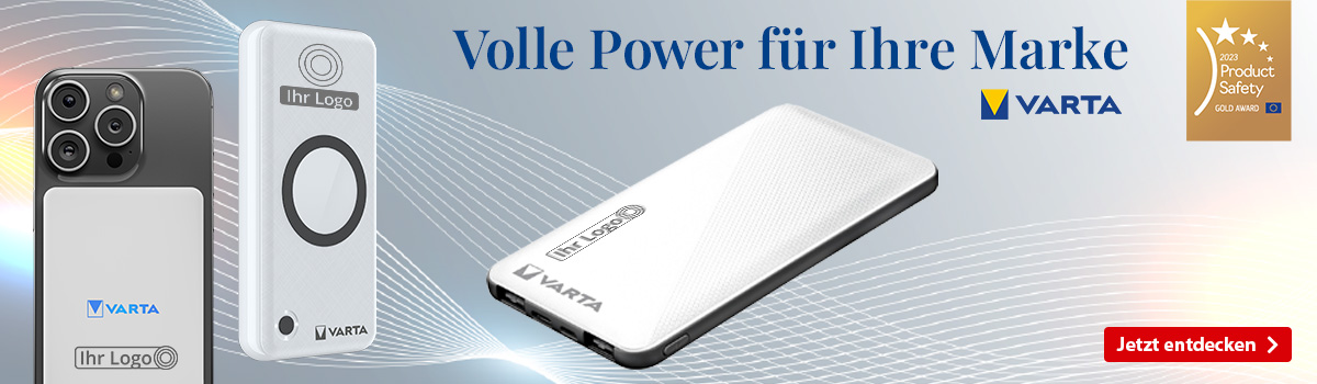  Volle Power für Ihre Marke: Varta Powerbanks bei BETTMER – Erfolgreiche Werbeartikel 
