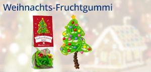 Weihnachts-Fruchtgummi mit Logo bedrucken bei BETTMER – Erfolgreiche Werbeartikel