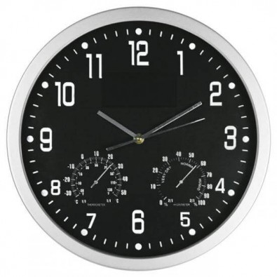 Analoge Wanduhr Schwarz