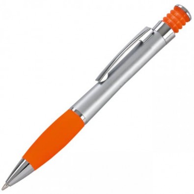 LANCE Druckkugelschreiber Nevada Silber/Orange LANCE Druckkugelschreiber Nevada Silber/Orange
