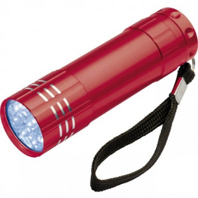 Aluminium-LED-Lampe Rot