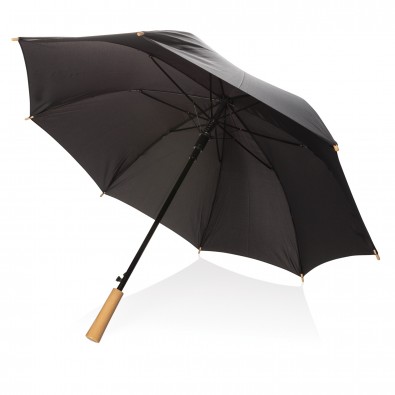 23" RPET Schirm mit automatischer Öffnung, schwarz 23" RPET Schirm mit automatischer Öffnung, schwarz