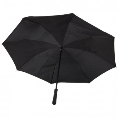 23 Zoll Lima Wende-Regenschirm, schwarz 23 Zoll Lima Wende-Regenschirm, schwarz