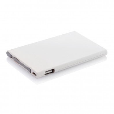 2.500 mAh Powerbank, weiß,grau 2.500 mAh Powerbank, weiß,grau