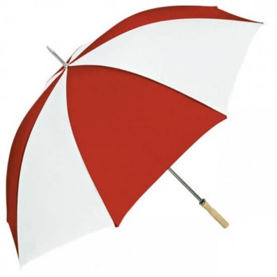 Portier-Stockschirm, Rot/Weiß Portier-Stockschirm, Rot/Weiß