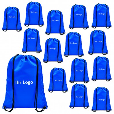 "Werbe-Sparset Turnbeutel ""City"", 60-tlg., Blau" "Werbe-Sparset Turnbeutel ""City"", 60-tlg., Blau"