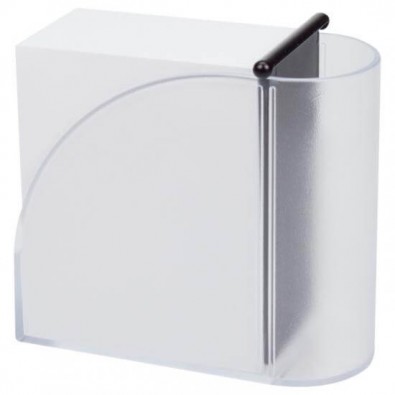 Zettelbox Pintu, Schwarz/Transparent Zettelbox Pintu, Schwarz/Transparent