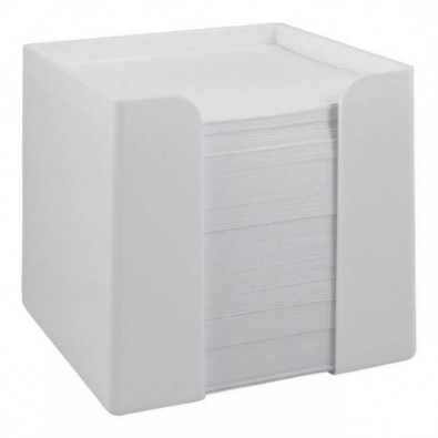 Zettelbox 10 x 10 x 10 cm - Notizquader Weiß Zettelbox 10 x 10 x 10 cm - Notizquader Weiß