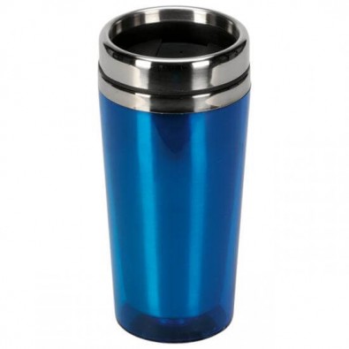 Doppelwandiger Thermobecher, 0,5 l, Blau Doppelwandiger Thermobecher, 0,5 l, Blau