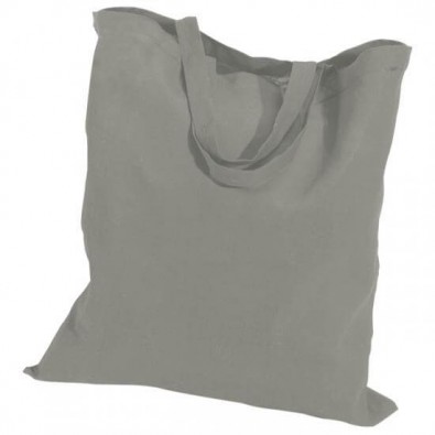 Baumwolltasche, kurze Henkel Grau | kurze Henkel Baumwolltasche, kurze Henkel Grau | kurze Henkel