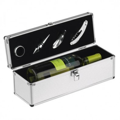 Luxus-Weinbox Alu-Line