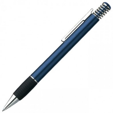 Senator® Druckkugelschreiber Softspring Blau/Metallic