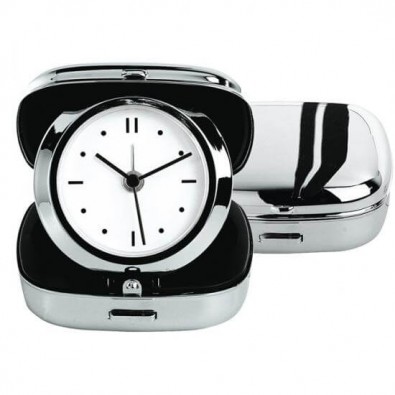 Metall-Quartz-Reisewecker
