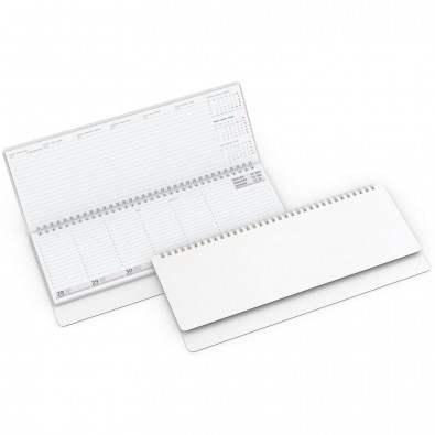 Querkalender Ideal II 2019 Weiß
