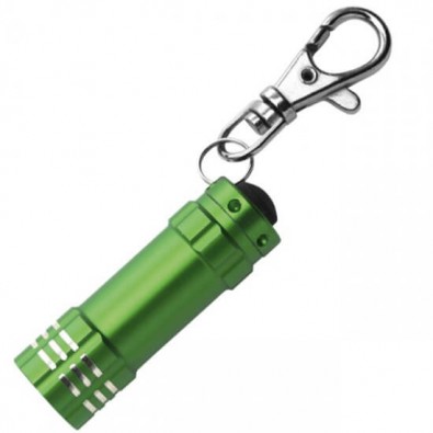 LED - Minilampe mit Karabiner Grün LED - Minilampe mit Karabiner Grün
