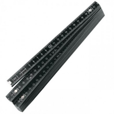 Original Stabila-Handwerkermaßstab, Serie 707P Schwarz