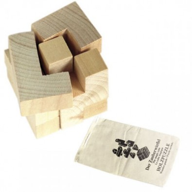 Holzpuzzle-Set, Würfel Holzpuzzle-Set, Würfel
