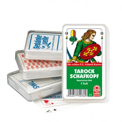 Tarock Schafkopf-Spiel Rückseite, 4-farbig Tarock Schafkopf-Spiel Rückseite, 4-farbig