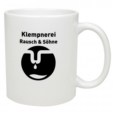 Keramikbecher Carina, Weiß Keramikbecher Carina, Weiß