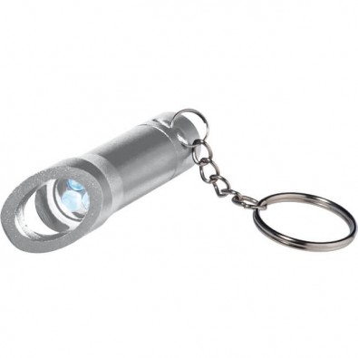 Taschenlampe mit Flaschenöffner, Silber Taschenlampe mit Flaschenöffner, Silber