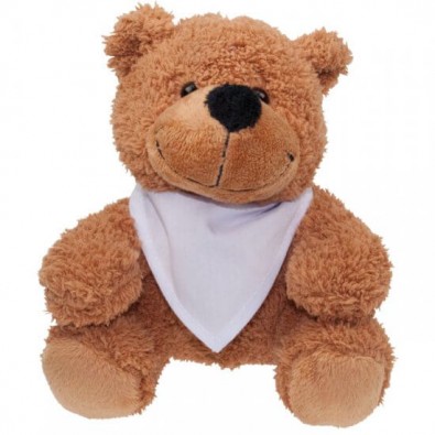 Plüschbär Erich, Weißes Halstuch Plüschbär Erich, Weißes Halstuch