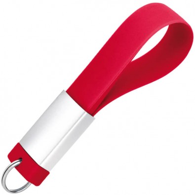 Design-Schlüsselanhänger mit USB-Stick, Rot, 4 GB Design-Schlüsselanhänger mit USB-Stick, Rot, 4 GB