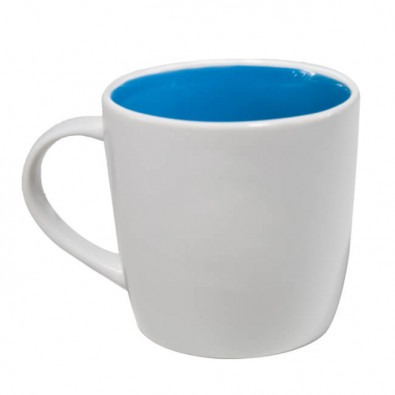 Keramiktasse Tina, Weiß/Blau Keramiktasse Tina, Weiß/Blau