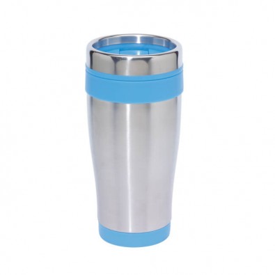 Isolierbecher Trend Silber/Blau Isolierbecher Trend Silber/Blau