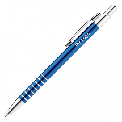 Metall-Kugelschreiber Warschau, Blau Metall-Kugelschreiber Warschau, Blau