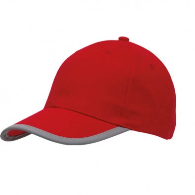 6-Panel-Cap Reflect, rot 6-Panel-Cap Reflect, rot