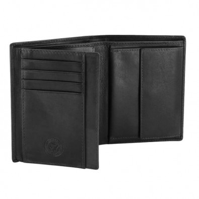Original Wenger Hochformatbörse Rautispitz Schwarz