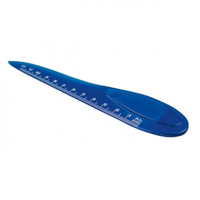 Kunststofflineal 3 in 1 Tricky Blau