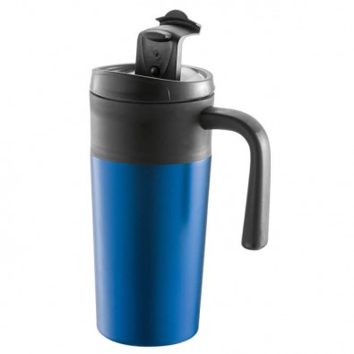 Metall-Thermobecher Enterprise Blau/Metallic