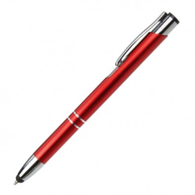 Metall-Touch-Kugelschreiber Capri Rot