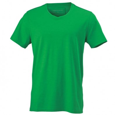 Original James & Nicholson Rundhals T-Shirt für Herren Grün | M Original James & Nicholson Rundhals T-Shirt für Herren Grün | M