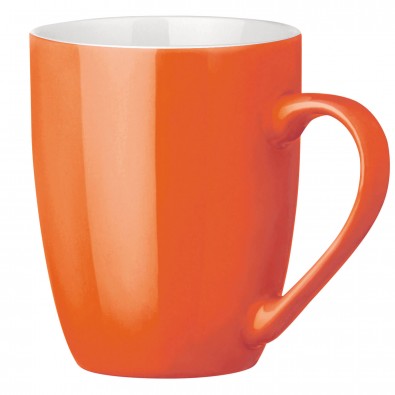 Tasse Gloria Orange/Weiß