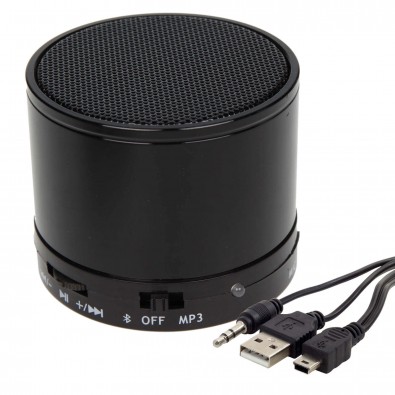 Bluetooth-/MP3-Lautsprecher Soundbox, Schwarz Bluetooth-/MP3-Lautsprecher Soundbox, Schwarz