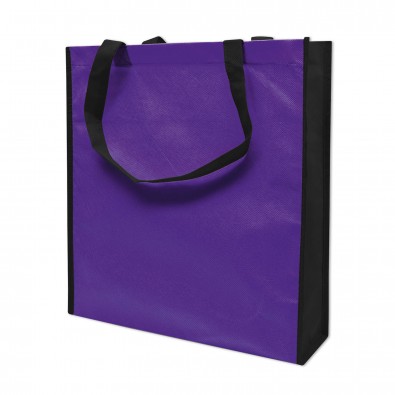 Joytex® Vliestasche Big Shopper, Lila/Schwarz Joytex® Vliestasche Big Shopper, Lila/Schwarz