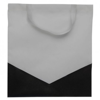 Vliestasche Arrow, Hellgrau/Schwarz Vliestasche Arrow, Hellgrau/Schwarz