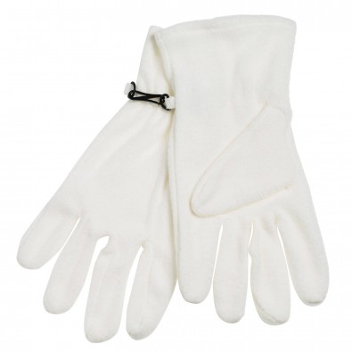 Microfleece-Handschuhe, Weiß, S/M Microfleece-Handschuhe, Weiß, S/M