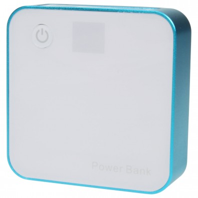 Powerbank Quader 6.600 mAh, Blau Powerbank Quader 6.600 mAh, Blau