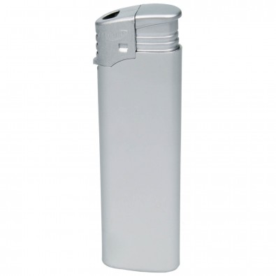 Piezo-Feuerzeug Atomic Silber