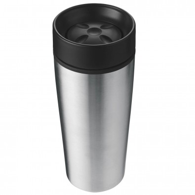 Edelstahl-Isolierbecher Fun, Silber Edelstahl-Isolierbecher Fun, Silber